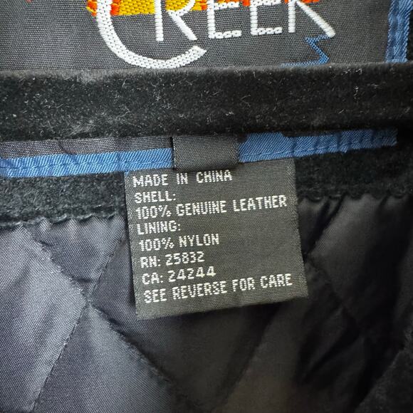 Cripple Creek Vintage Leather Aztec Colorblock Suede Jacket Size XXL Western - Picture 8 of 14